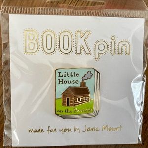 Little House on the Prairie enamel Book Pin NWT